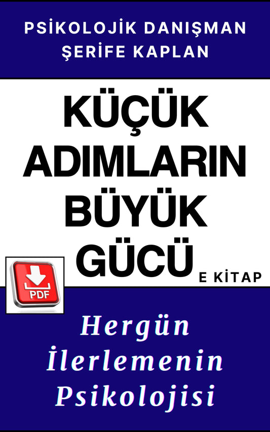 PSİKOLOJİK MOTİVASYON E KİTABI – KÜÇÜK ADIMLARIN BÜYÜK GÜCÜ: HER GÜN İLERLEMENİN PSİKOLOJİSİ